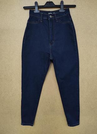 Мягкие джинсы скини skinny с высокой посадкой boohoo р.xs - s5 фото