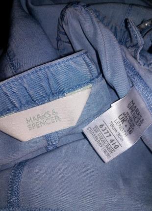 Летняя,натуральная-лиоцелл, юбка под джинс,большого размера,m&s,малайзия7 фото
