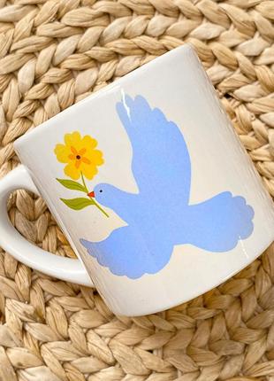 Чашка маленька голубь 170 мл (krd_23m007)
