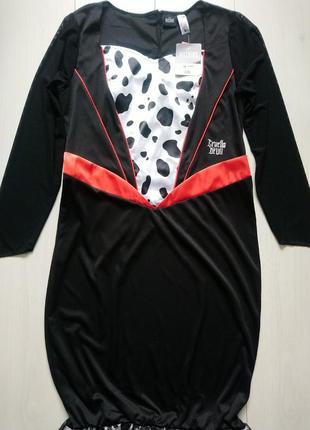 Карнавальное платье villains cruella