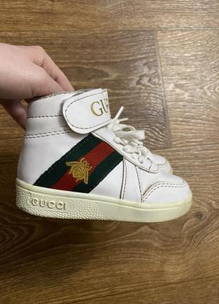 Хайтопы кеды кроссовки 24 gucci