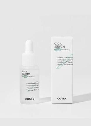 Успокаивающая сыворотка для лица pure fit cica serum cosrx 10ml1 фото