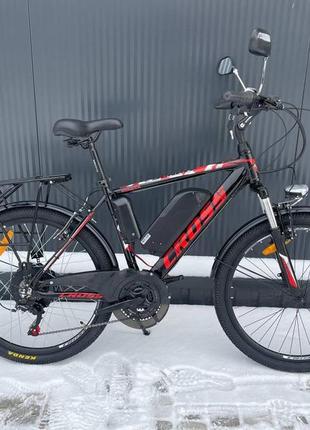 Електровелосипед 26" cubic-bike sonata чорний 1000 w 13 ah 48v panasonic