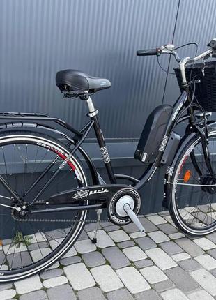 Електровелосипед 28" cubic-bike paola black 450 w 8ah 48v4 фото