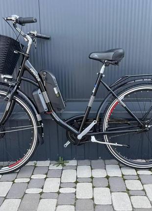 Електровелосипед 28" cubic-bike paola black 450 w 8ah 48v3 фото
