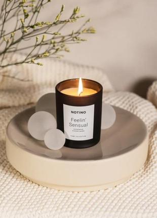 Notino home collection feelin' sensual (sandalwood scented candle) аромосвеча, 220 гр.