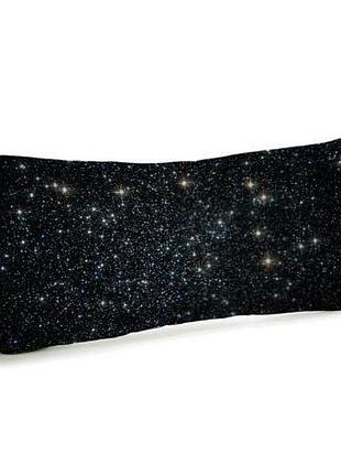 Подушка для дивана бархатная звездное небо 50x24 см (52bp_uni001)