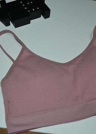 Спортивний топ в рубчик