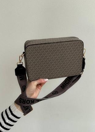 Сумка женская в стиле michael kors crossbody mokko4 фото