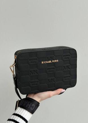 Сумка женская в стиле michael kors crossbody black1 фото