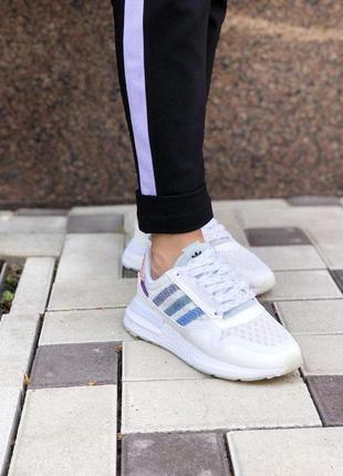 Стильные и очень красивые кроссовки adidas в белом цвете (весна-лето-осень)😍2 фото