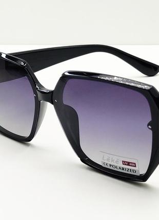 Стильные женские очки линза черная градиентная поляризационная6 фото