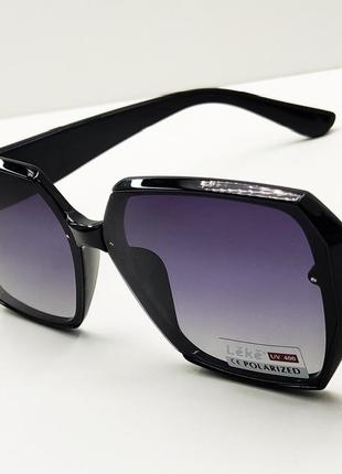 Стильные женские очки линза черная градиентная поляризационная
