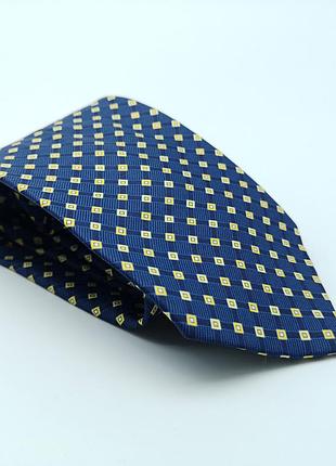 Галстук фирменный m&s, шелковый, качественный
