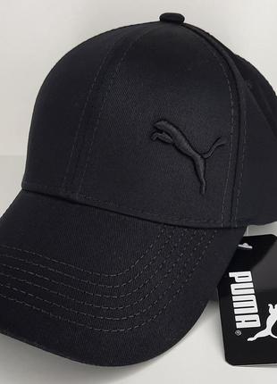 Кепка бейсболка черная puma