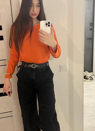 Кофта (лонгслів)  помаранчевого кольору