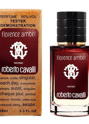 Roberto cavalli florence amber tester lux, женский, 60 мл