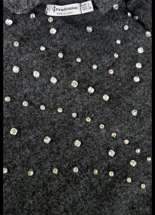 Кофта с камнями свитер женский свитер женский