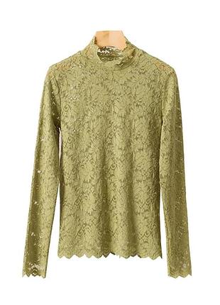 Тёплая кружевная кофточка.