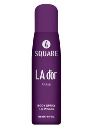 Женский дезодорант спрей 4 square la d'or, 150 мл
