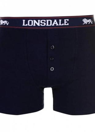 Труси lonsdale 2 pack boxers navy, xs1 фото