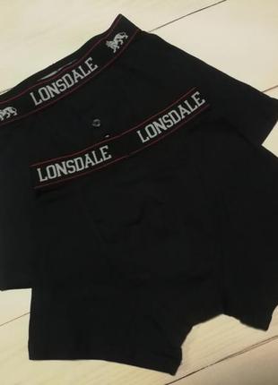 Труси lonsdale 2 pack boxers navy, xs7 фото