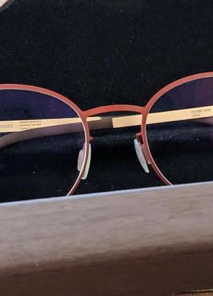 Ультра легкие металлические очки для зрения с диоптриями (-0,5 zeiss)2 фото