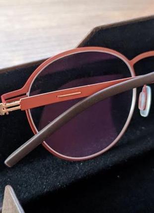 Ультра легкие металлические очки для зрения с диоптриями (-0,5 zeiss)3 фото