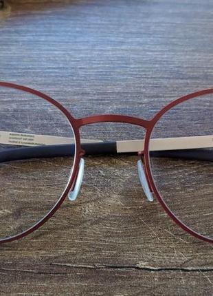 Ультра легкие металлические очки для зрения с диоптриями (-0,5 zeiss)