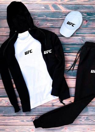 Мужской комплект одежды ufc/ на лето и весну/ материал хлопок1 фото