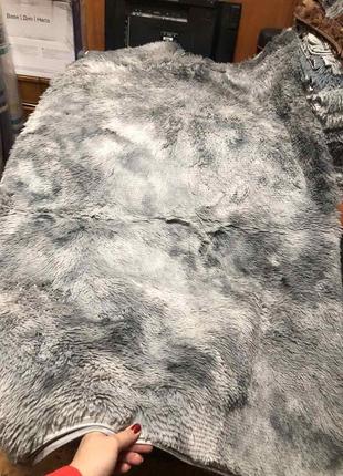 Килим травка світо сірий сірий пухнастий приємний на дотик 150х200 см