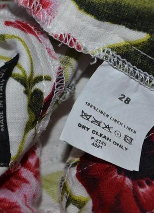 Cavalli брюки лен 28р 4