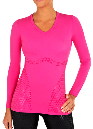 Спортивный компрессионный  лонгслив  shock absorber /7884/