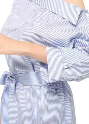 Сукня - сорочка, смужка, сарафан, плече, пояс3 фото