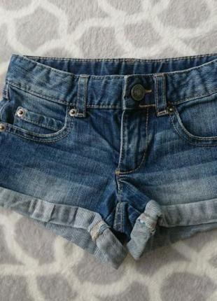 Джинсовые шортики  от benetton jeans1 фото