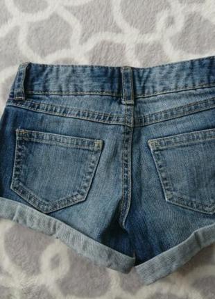Джинсовые шортики  от benetton jeans3 фото