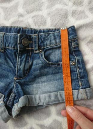 Джинсовые шортики  от benetton jeans6 фото