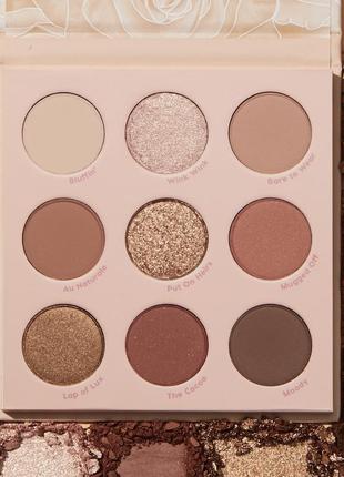 Палетка теней colourpop nude mood из набора