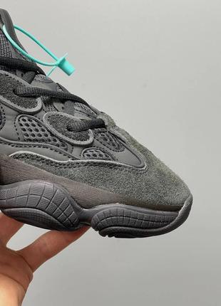 Adidas yeezy boost 500 utility black6 фото