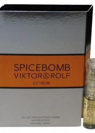 Viktor & rolf spicebomb extreme парфумована вода (пробник) 1.2ml (3614270659683)