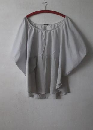 Широкая блуза cos oversized хлопок шелк