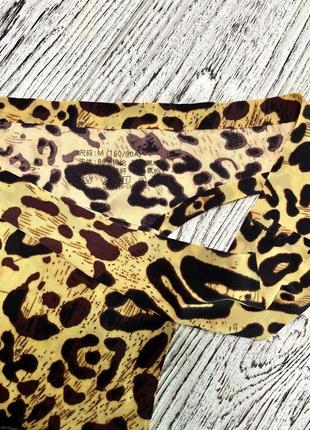 Трусы женские бесшовные стринги 2 шт в наборе леопардовый принт, размер xs-s5 фото