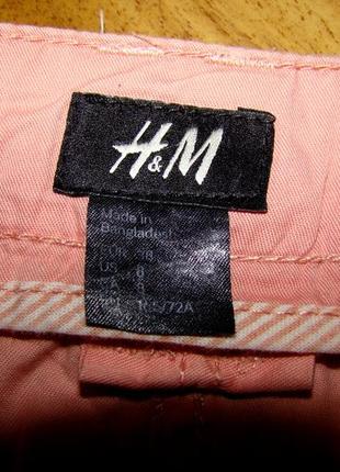 Летние котоновые брюки h&m р.8/s/м4 фото