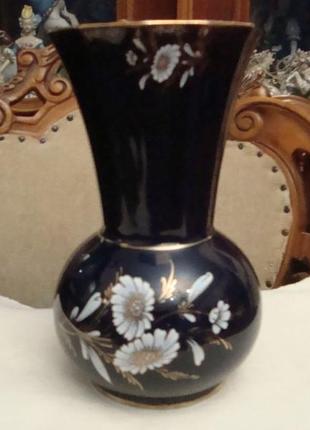 Красивая ваза кобальт позолота фарфор германия2 фото