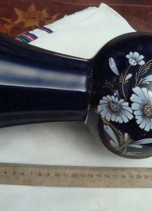 Красивая ваза кобальт позолота фарфор германия5 фото