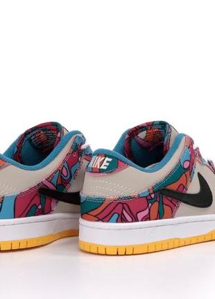 Nike parra x dunk low sb abstract art sneakers❤️36рр-45рр❤️кроссовки найк данк весна-осень, кроссовки найк демисезонные3 фото