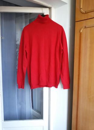 Розкішний кашеміровий светр з високим коміром водолазка sergio 100% подвійний кашемір