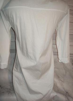Женская легкая рубашка, удлиненная, 42-445 фото