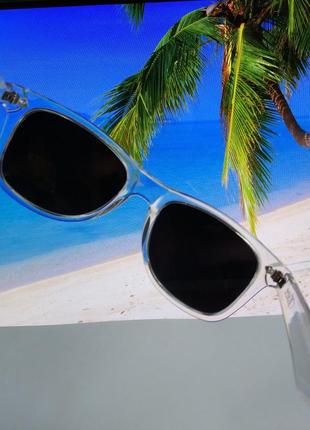 Солнцезащитные поляризационные очки wayfarer  бренда europe twice eyewear9 фото