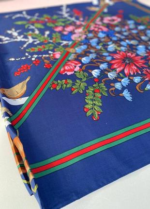 Ніжна весняна шовкова хустка /платок 🍀3 фото